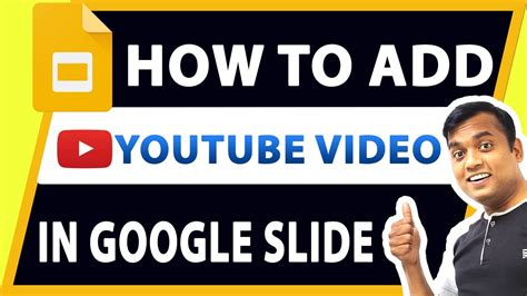 how to put a youtube video in google slides